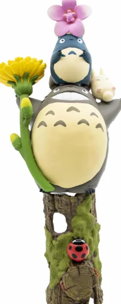 My Neighbor Totoro - Totoro with Flowers Nosechara PVC Stacking Figure