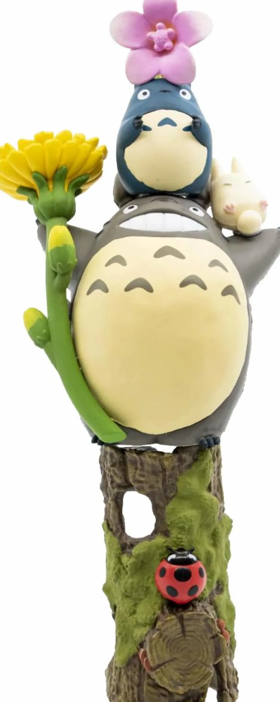 My Neighbor Totoro - Totoro with Flowers Nosechara PVC Stacking Figure