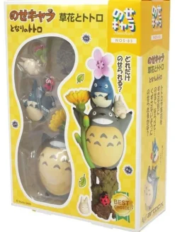My Neighbor Totoro - Totoro with Flowers Nosechara PVC Stacking Figure