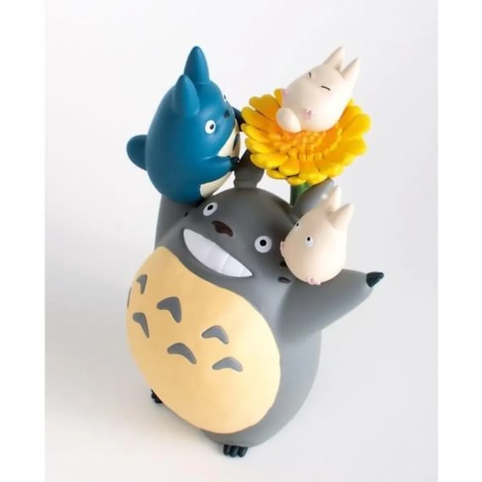 My Neighbor Totoro - Totoro with Flowers Nosechara PVC Stacking Figure