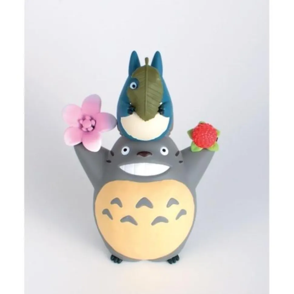 My Neighbor Totoro - Totoro with Flowers Nosechara PVC Stacking Figure