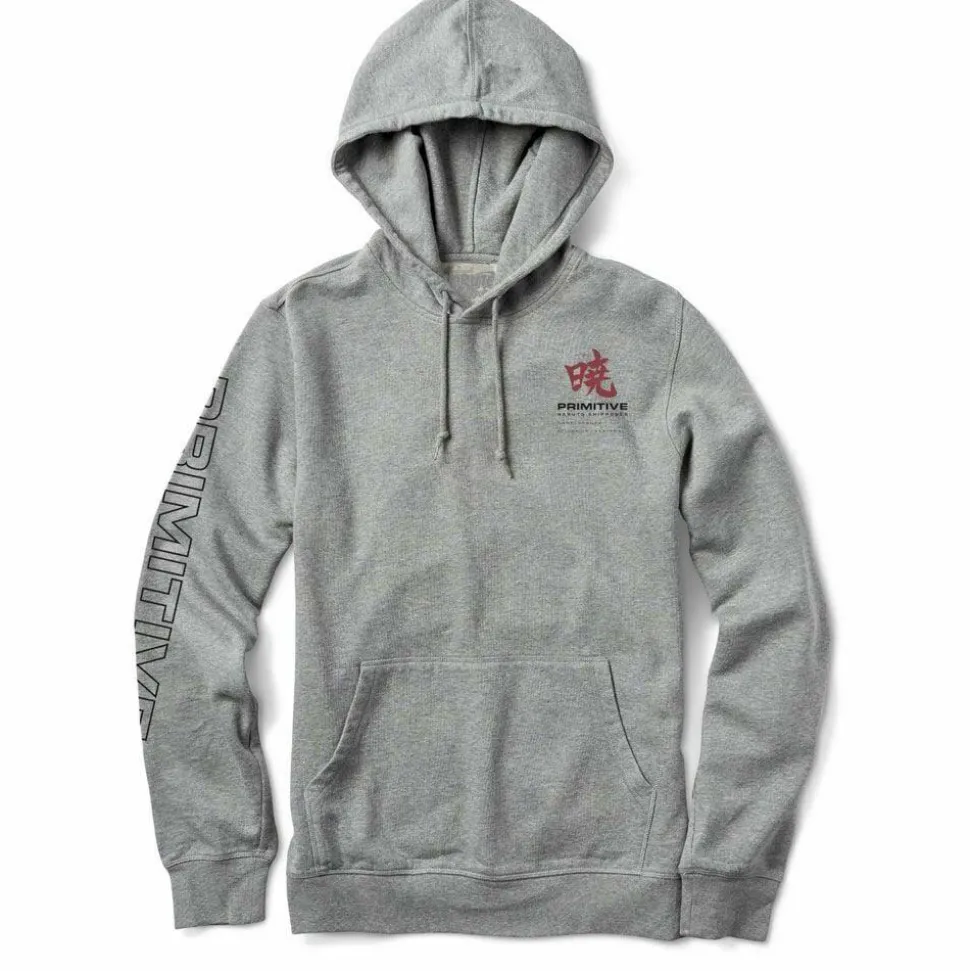 Naruto - Naruto x Primitive Kakuzu Heather Grey Sweatshirt Hoodie