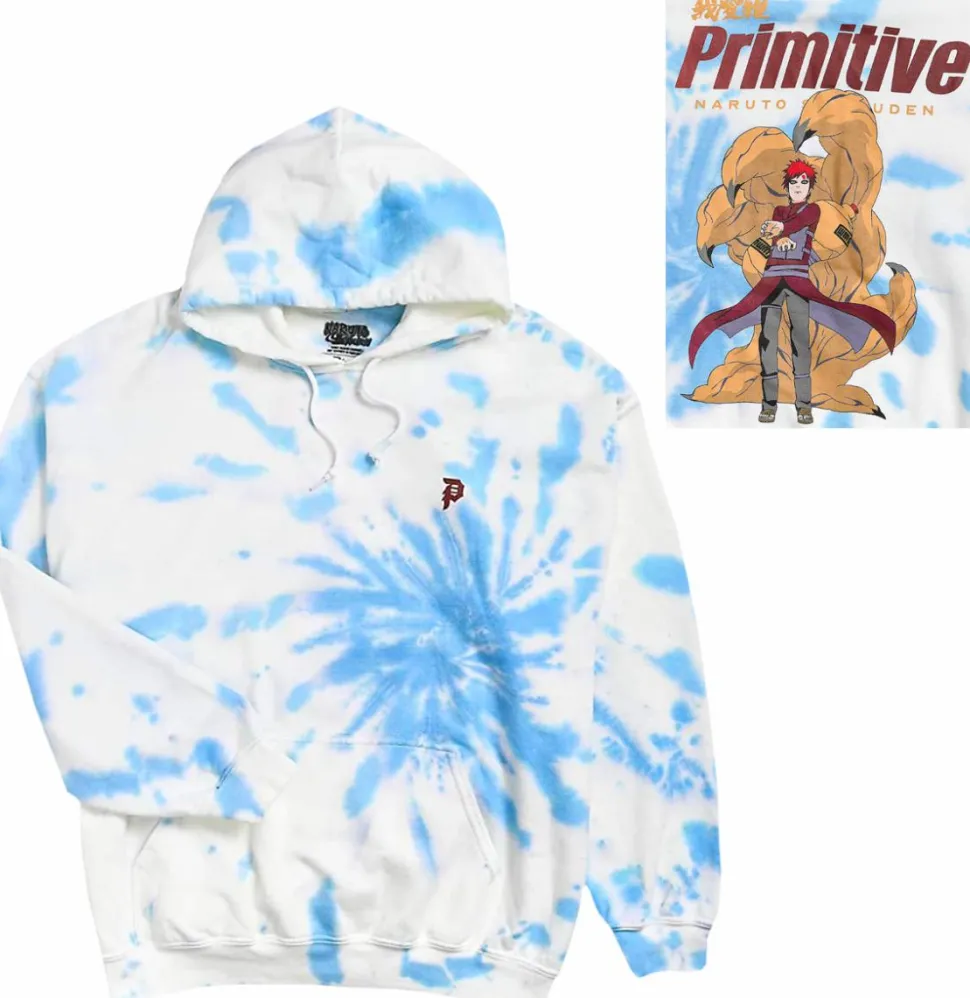 Naruto - Naruto x Primitive Gaara Washed Cream Sweatshirt Hoodie