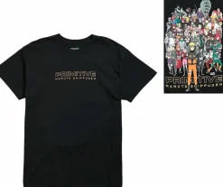 Naruto - Naruto x Primitive Shippuden Black T-Shirt