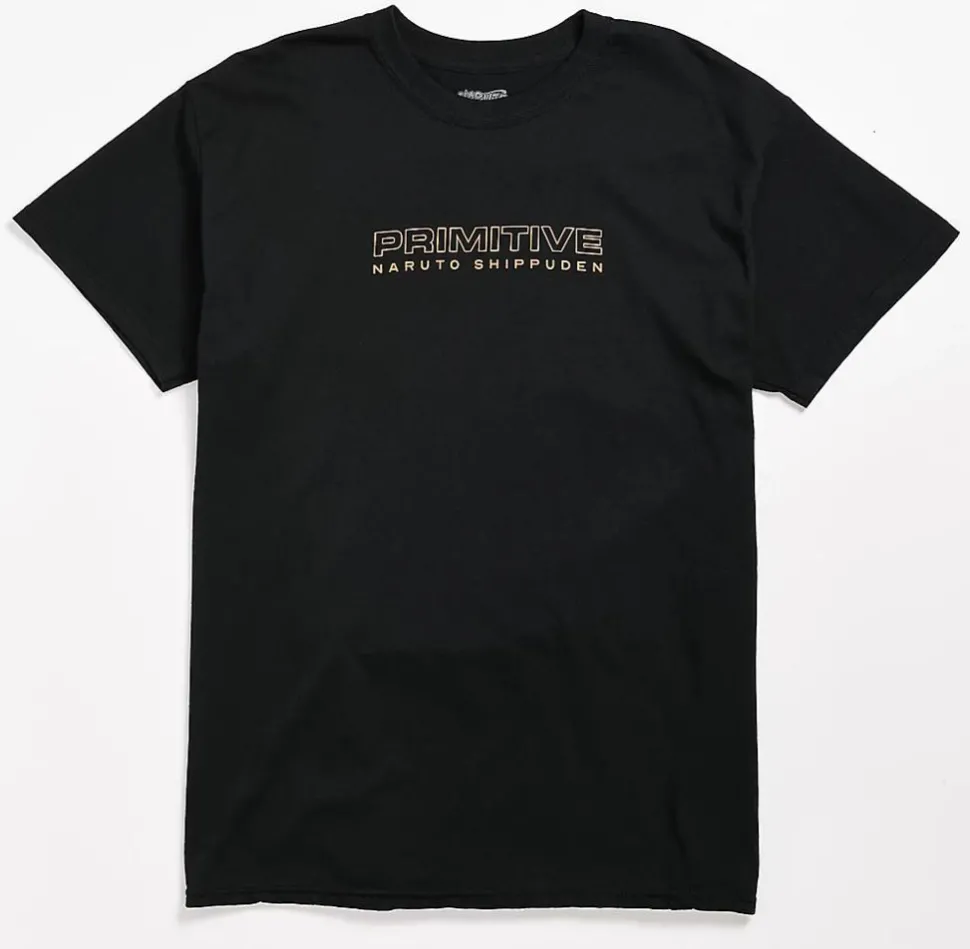 Naruto - Naruto x Primitive Shippuden Black T-Shirt