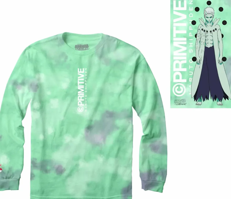 Naruto - Naruto x Primitive Obito Mint Long Sleeve T-Shirt