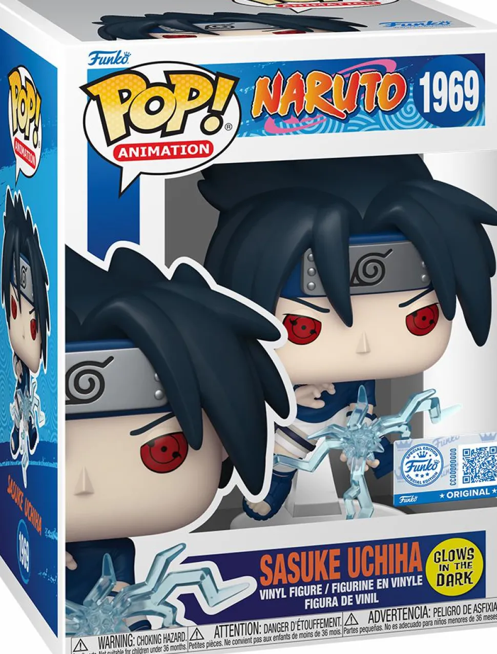 Naruto - Sasuke Uchiha Glow-in-the-Dark Pop! Vinyl Figure