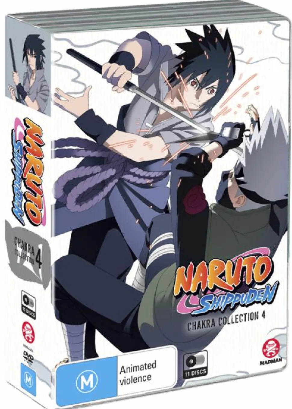 Naruto Shippuden - Chakra Collection 04 Episodes 213-283 DVD Box Set (11 Discs)