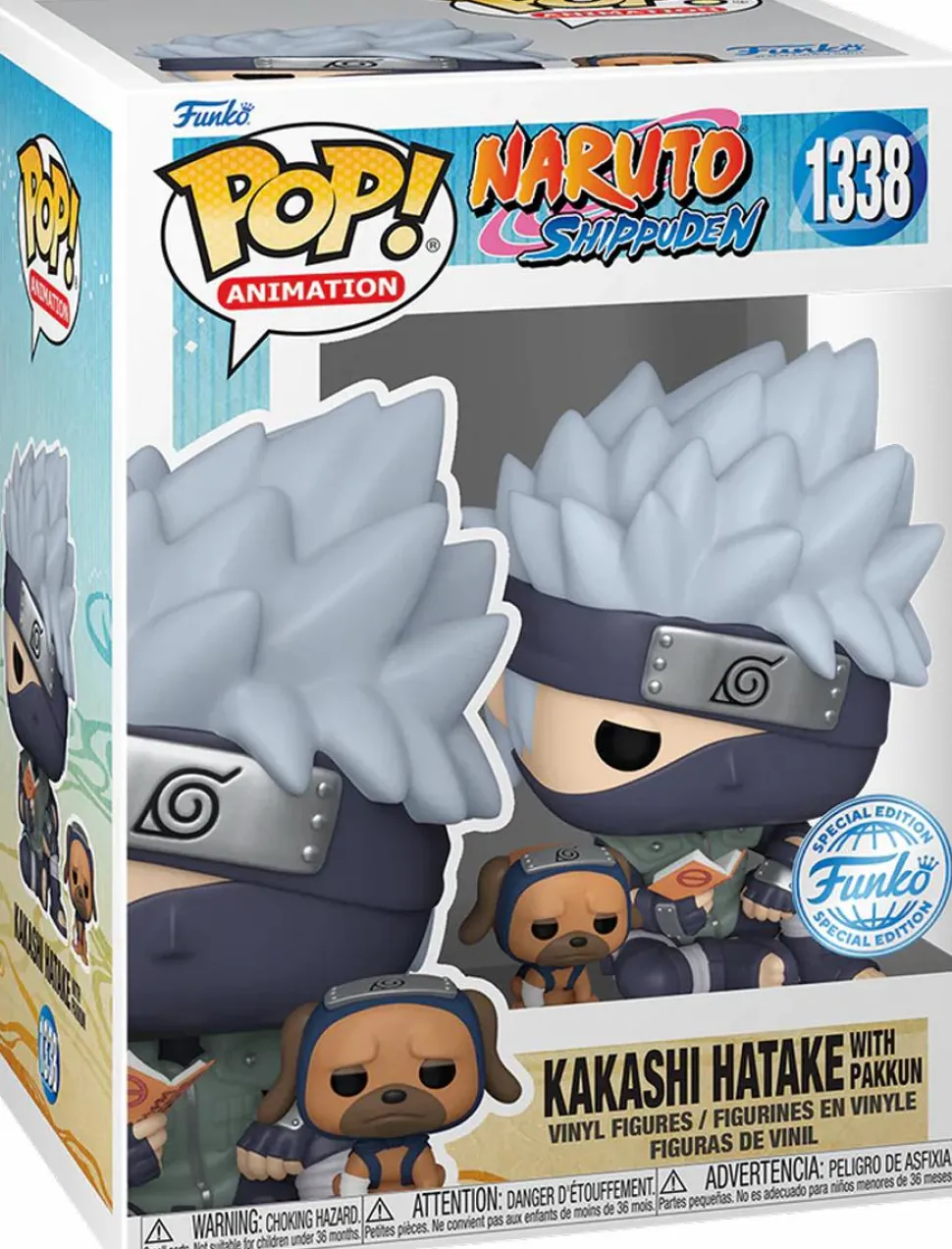 Naruto: Shippuden - Kakashi Hatake with Pakkun Pop! Vinyl Figure
