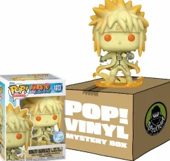 Naruto: Shippuden - Minato Namikaze (Nine Tail Chakra Mode) Mystery Box (Includes Minato & 5 Mystery Pop! Vinyl Figures)