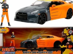 Naruto: Shippuden - Naruto & 2009 Nissan GT-R (R35) 1/24th Scale Die-Cast Vehicle Replica