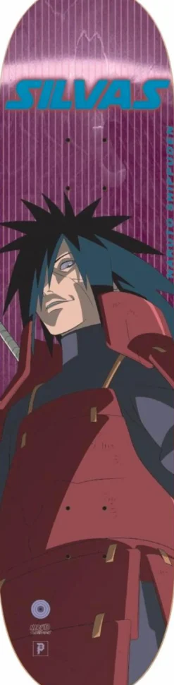 Naruto: Shippuden - Naruto x Primitive Madara Uchiha Silvas 8.25” Skateboard Deck (Deck Only)