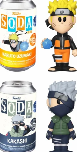 Naruto: Shippuden - Naruto Uzumaki & Kakashi SODA Vinyl Figure Bundle (Popcultcha Exclusive) (Set of 2)