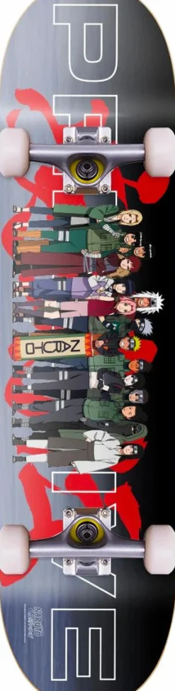 Naruto: Shippuden - Naruto x Primitive Naruto Leaf Village 8.125” Skateboard Deck (Complete Skateboard)