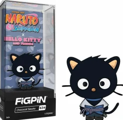 Naruto Shippuden x Hello Kitty - Chococat Sasuke FigPin Enamel Pin