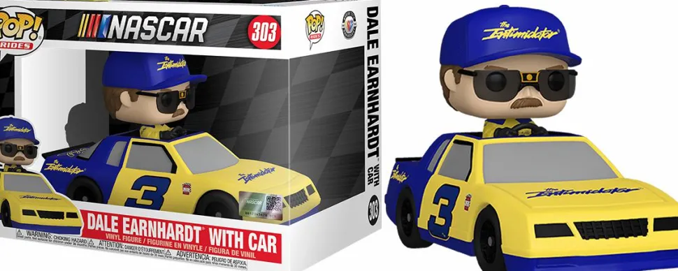 NASCAR - Dale Earnhardt Sr. with Car Pop! Rides Vinyl Figure