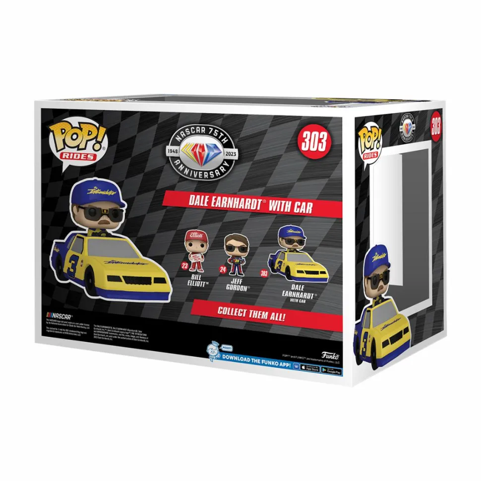 NASCAR - Dale Earnhardt Sr. with Car Pop! Rides Vinyl Figure
