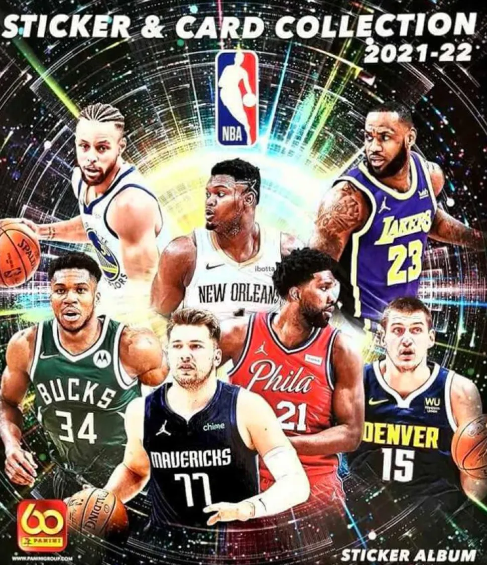 NBA Basketball - 2021/22 Panini Basketball Sticker & Card Collection Album