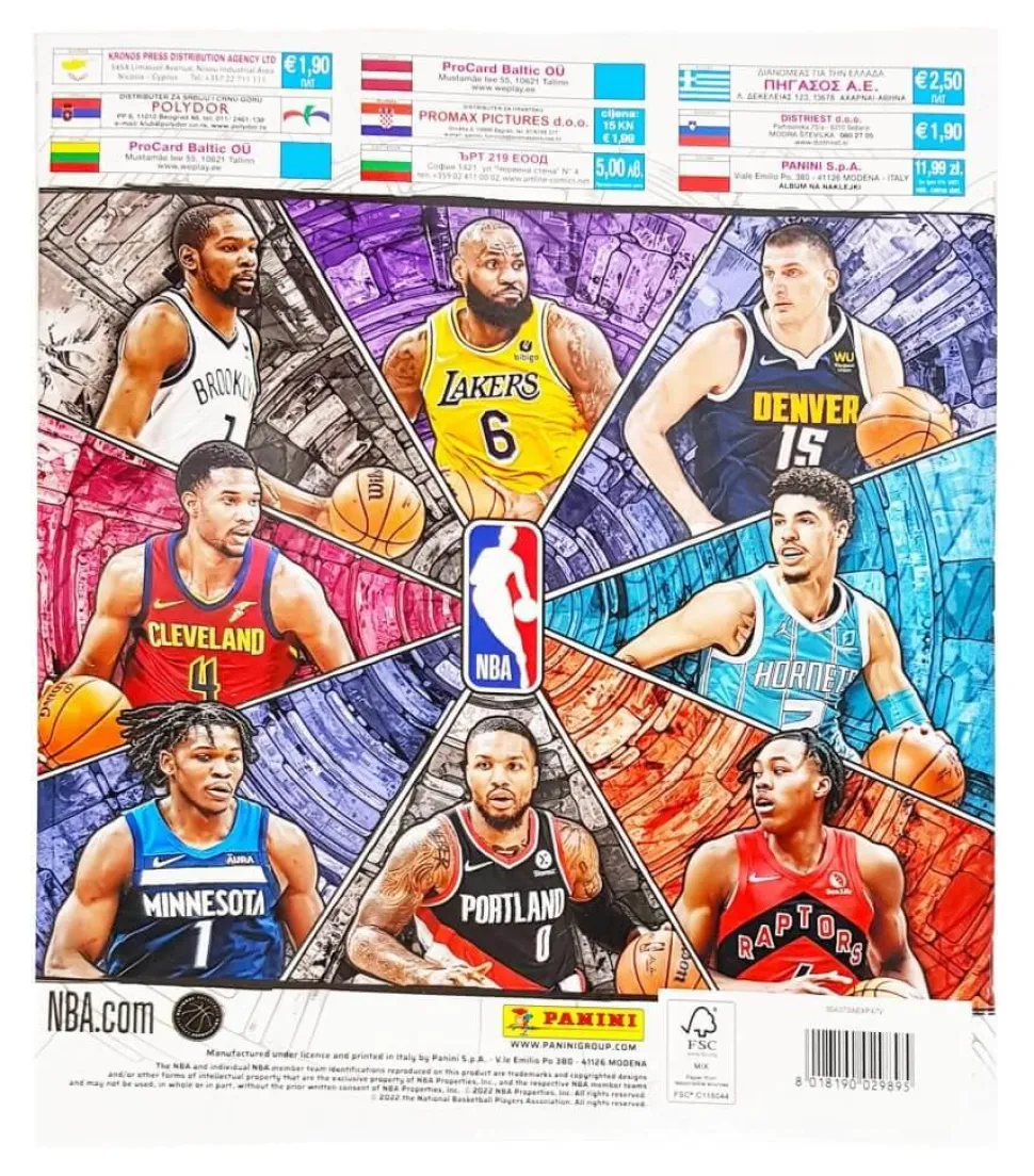 NBA Basketball - 2022/23 Panini Basketball Sticker Collection Album