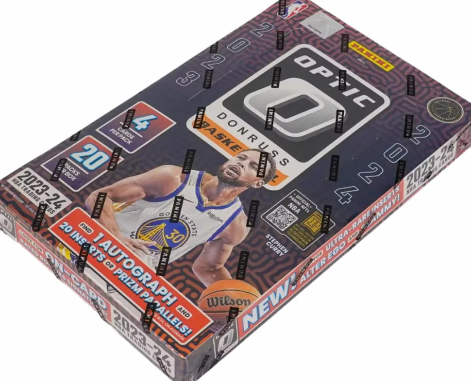 NBA Basketball - 2023/24 Panini Donruss Optic Basketball Trading Cards Box (Display of 20)