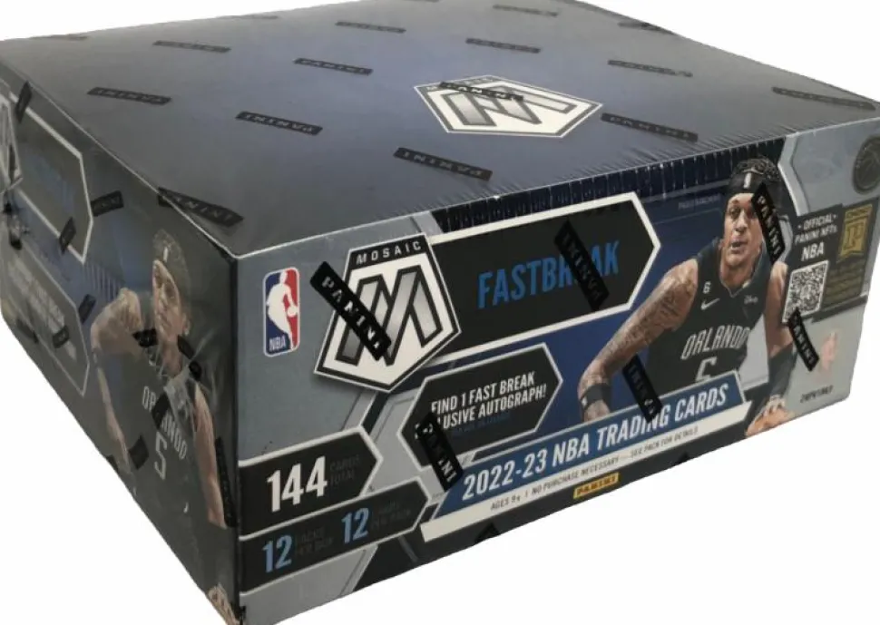 NBA Basketball - 2022/23 Panini Mosaic Fast Break Trading Cards Box (Display of 12)