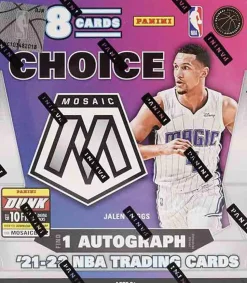 NBA Basketball - 2021/22 Panini Mosaic Choice Basketball Trading Cards Box (1 Pack / 8 Cards)