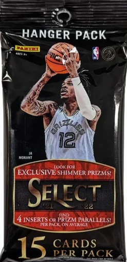 NBA Basketball - 2021/22 Panini Select Basketball Trading Cards Hanger Pack (15 Cards)