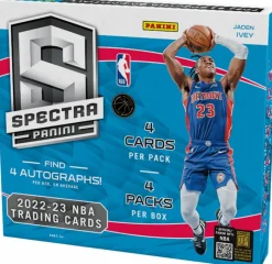 NBA Basketball - 2022/23 Panini Spectra Basketball Hobby Trading Cards Box (Display of 4)