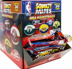 NBA Basketball - 2024 SqueezyMates NBA Team Basketballs Slo-Foam Blind Bag (Display of 24)