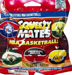 NBA Basketball - 2024 SqueezyMates NBA Team Basketballs Slo-Foam Blind Bag (Display of 24)
