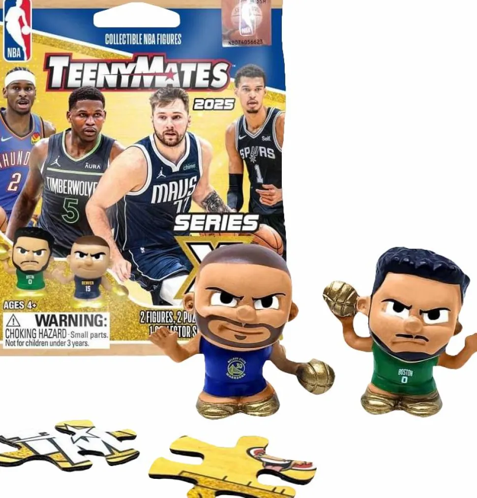 NBA Basketball - 2025 TeenyMates Series X Collectible NBA Figures Blind Bag (Display of 32)