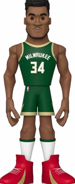 NBA Basketball - Giannis Antetokounmpo Milwaukee Bucks 12" Gold Premium Vinyl Figure