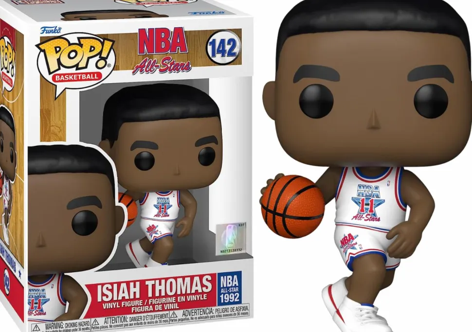 NBA Basketball - Isiah Thomas 1992 All-Star Jersey Pop! Vinyl Figure