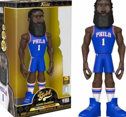 NBA Basketball - James Harden Philadelphia 76ers 12" Gold Premium Vinyl Figure
