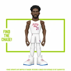 NBA Basketball - Joel Embiid Philadelphia 76ers 12” Gold Premium Vinyl Figure
