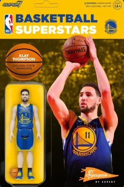 NBA Basketball - Klay Thompson Golden State Warriors Supersports ReAction 3.75” Action Figure