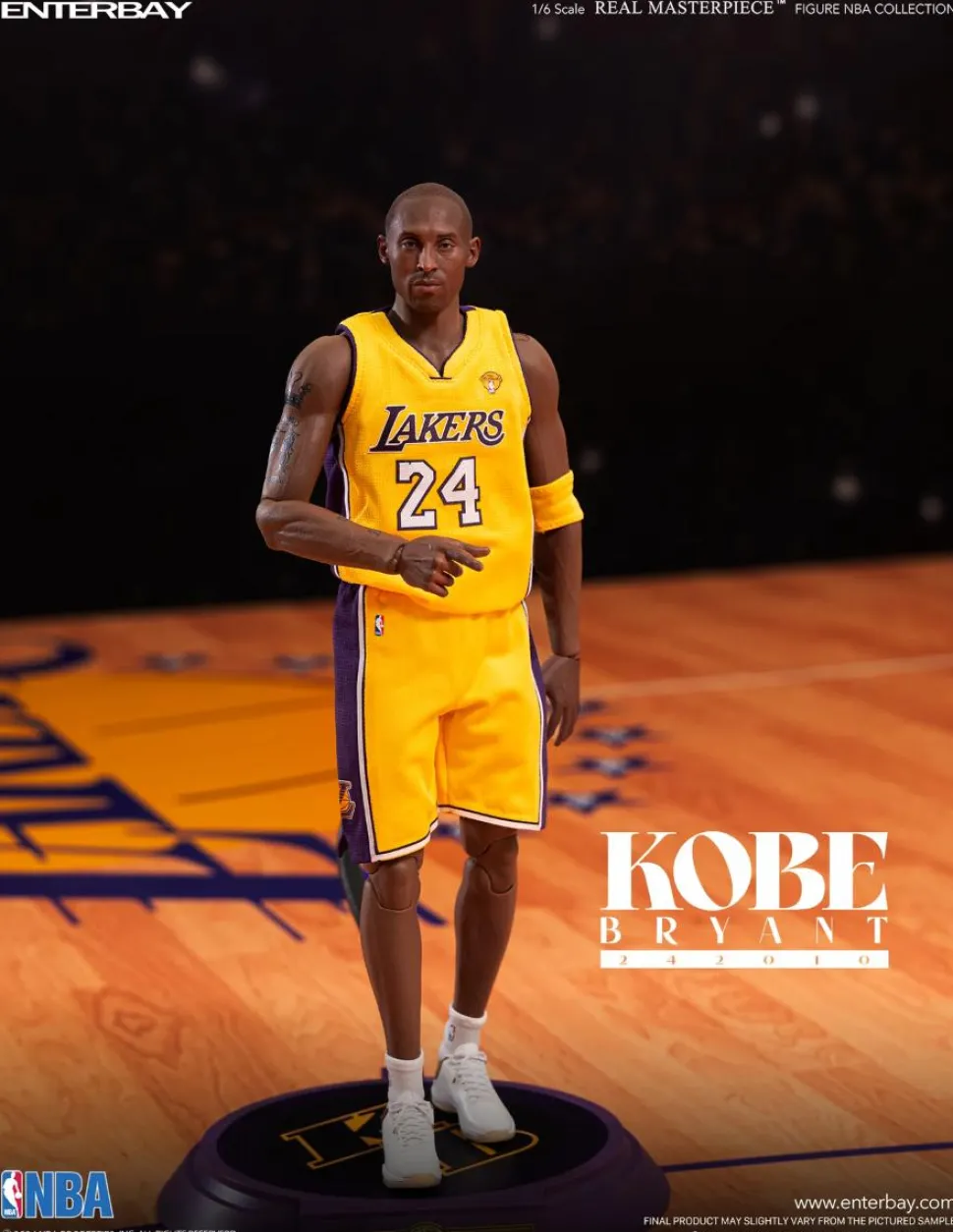 NBA Basketball - Kobe Bryant 242010 Real Masterpiece 1/6th Scale Action Figure