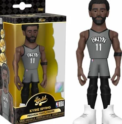 NBA Basketball - Kyrie Irving Brooklyn Nets 2021 Championship Edition Jersey 5" Gold Premium Vinyl Figure