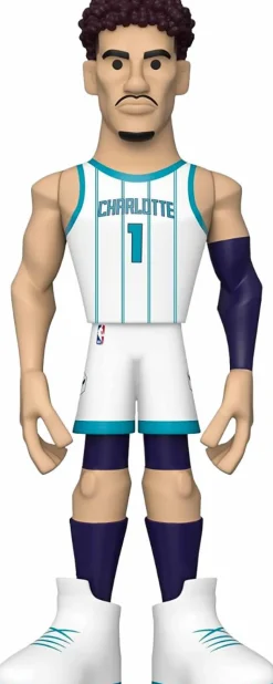 NBA Basketball - LaMelo Ball Charlotte Hornets 12” Gold Premium Vinyl Figure