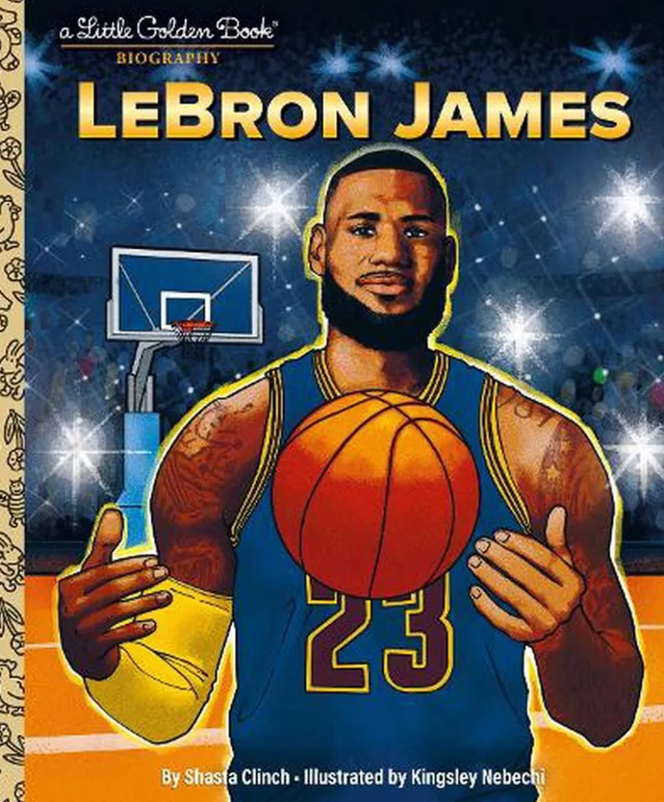 NBA Basketball - LeBron James: A Little Golden Book Biography Hardcover Book