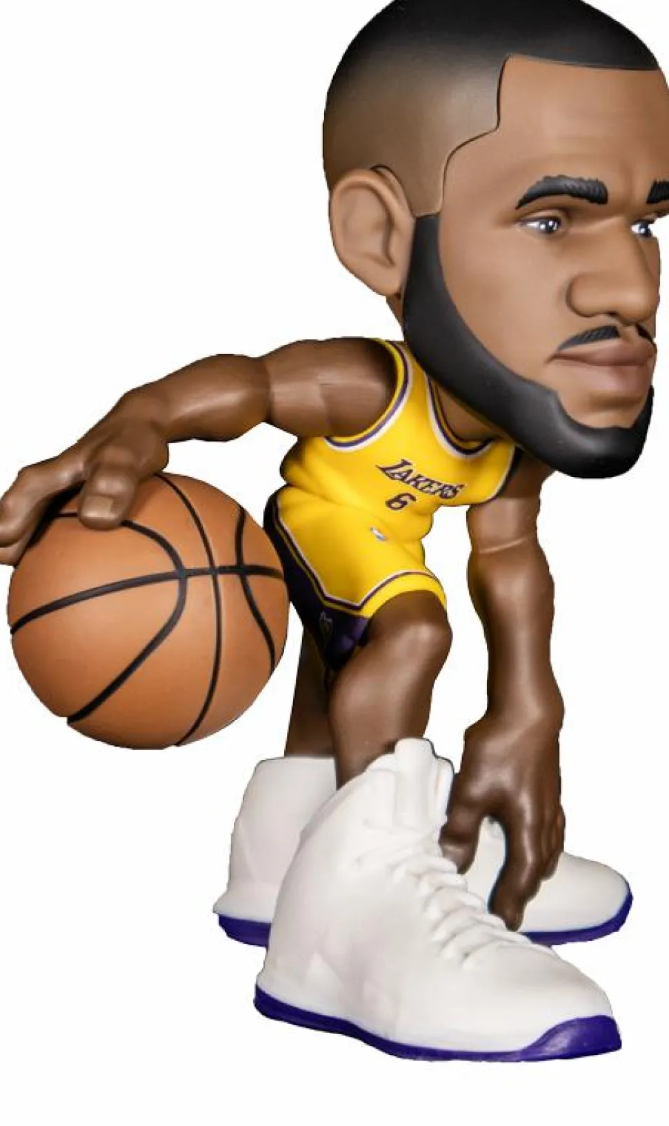 NBA Basketball - LeBron James Los Angeles Lakers (Gold Jersey) smAll-Stars Minis 6" Vinyl Figure