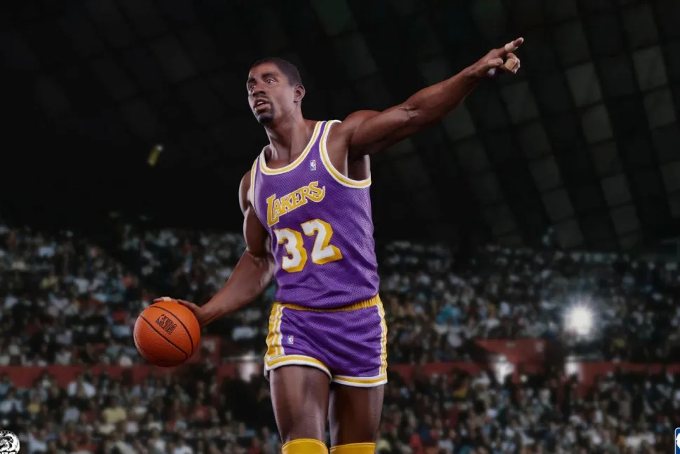 NBA Basketball - Magic Johnson Los Angeles Lakers 1/4 Scale Statue
