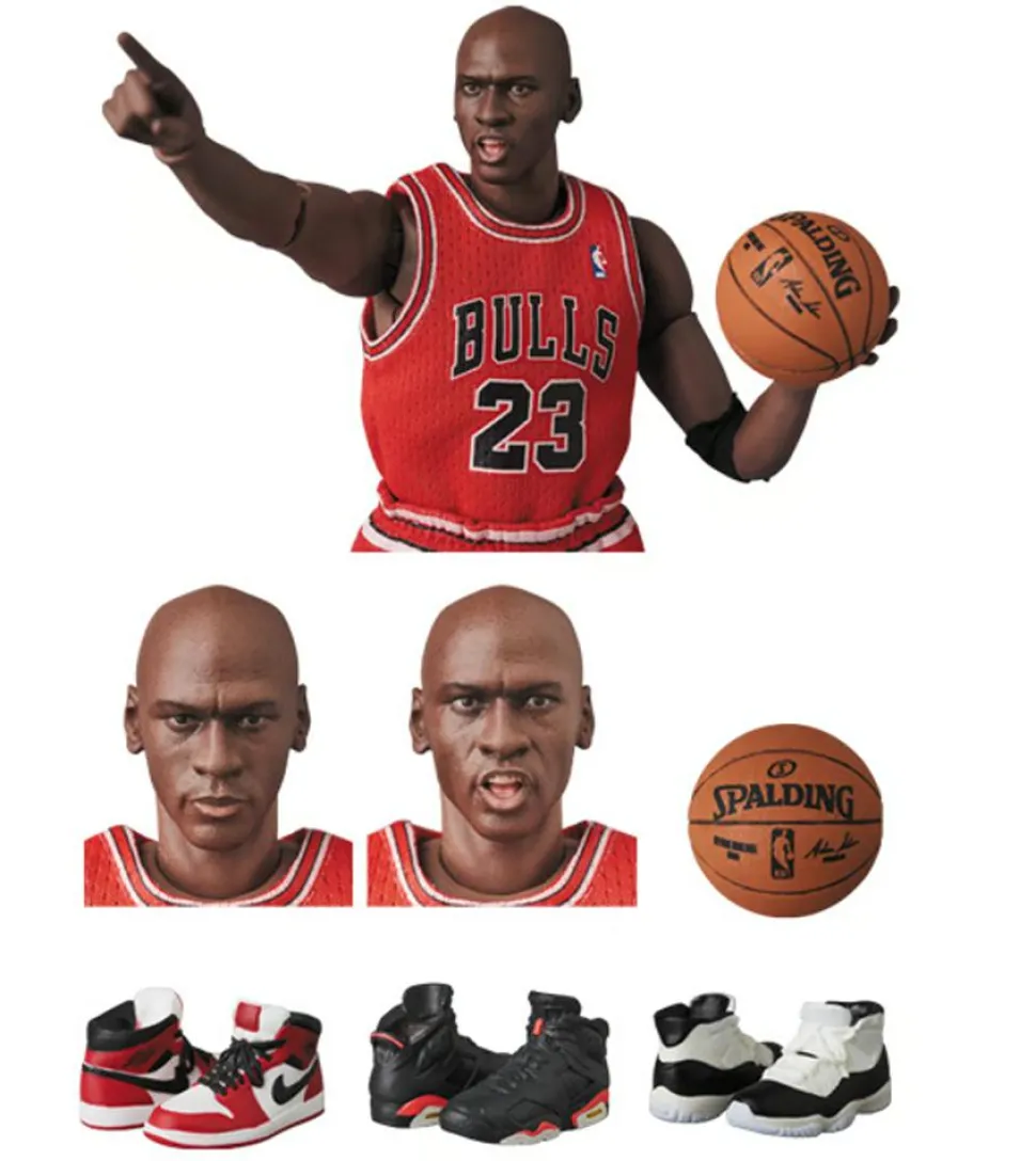 NBA Basketball - Michael Jordan (Chicago Bulls) MAFEX 1/12th Scale Action Figure