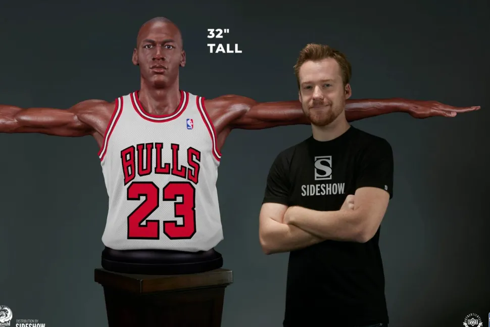 NBA Basketball - Michael Jordan (Wings) 1:1 Scale Life-Size Bust