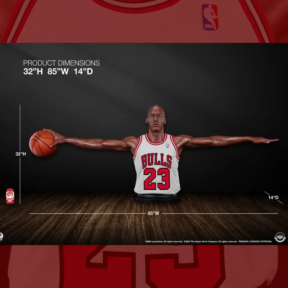 NBA Basketball - Michael Jordan (Wings) 1:1 Scale Life-Size Bust
