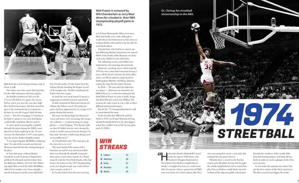 NBA Basketball - NBA 75: The Definitive History Hardcover Book