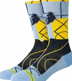 NBA Basketball - NBA Basketball x Stance Memphis Grizzlies Zone Crew Socks (One Size)