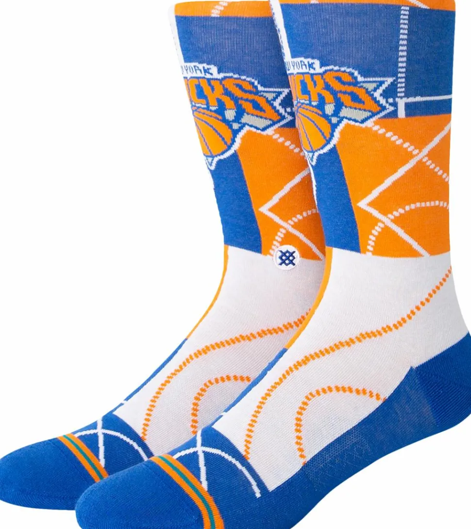 NBA Basketball - NBA Basketball x Stance New York Knicks Zone Crew Socks (One Size)
