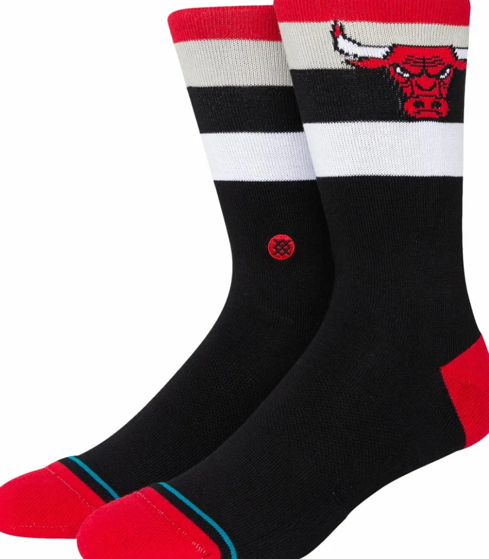 NBA Basketball - NBA Basketball x Stance Chicago Bulls Crew Socks (One Size)
