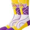 NBA Basketball - NBA Basketball x Stance Los Angeles Lakers Zone Crew Socks (One Size)